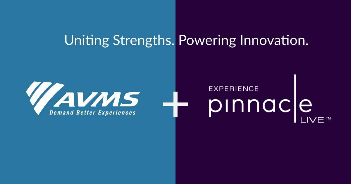 Pinnacle Live and AVMS Merge to Elevate Expectations for the Event Industry